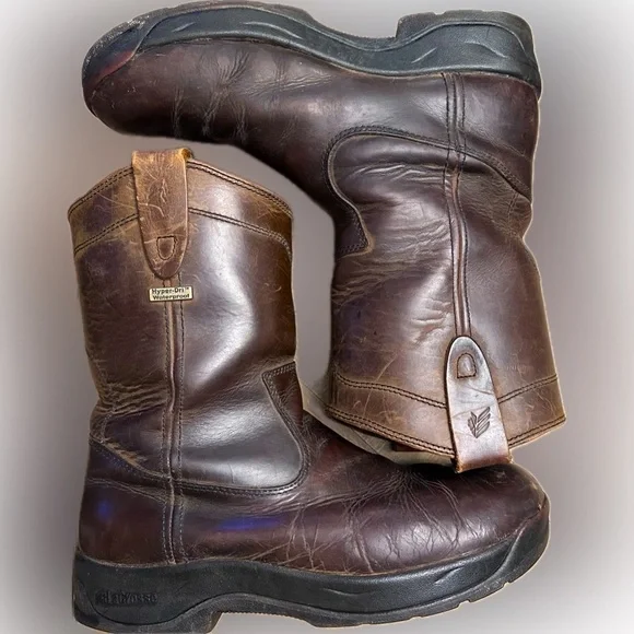 Lacrosse Men’s Wellington QC Leather Boots Size 10.5