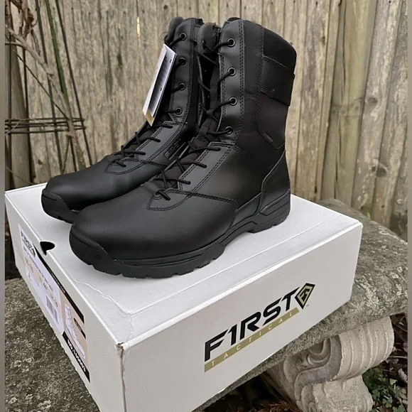First Tactical Men’s 8” Waterproof Side Zip‎ Duty Boots - Size 11 (NWT)