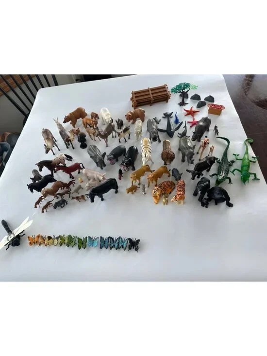 Kids Animal Figurine Toy Lot