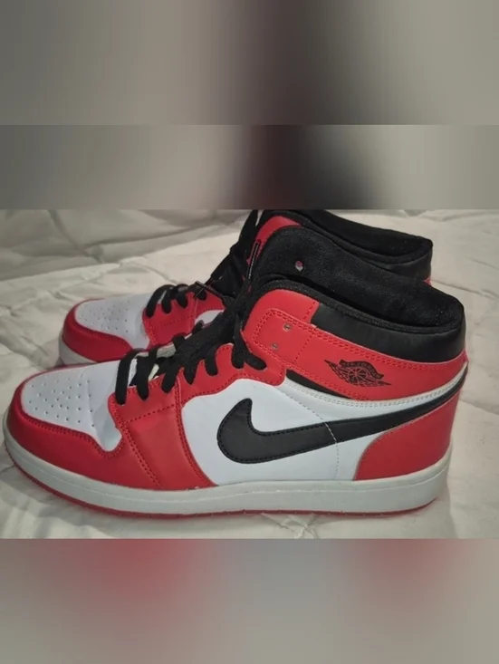 Nike Red and White Sneakers