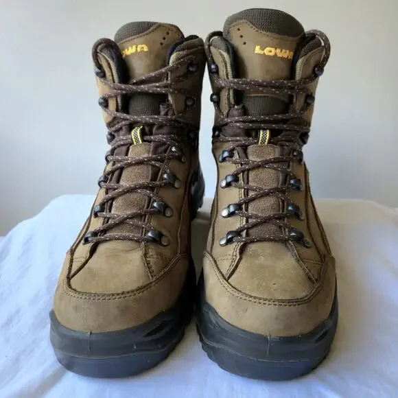 Lowa Renegade GTX Men's Leather Hiking Boots Brown Size 9.5