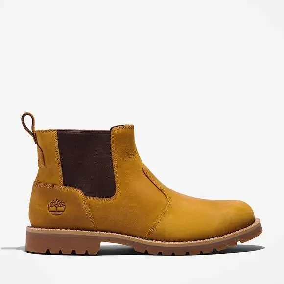 TIMBERLAND MEN'S 11.5 REDWOOD FALLS MID CHELSEA BOOT WHEAT NIB