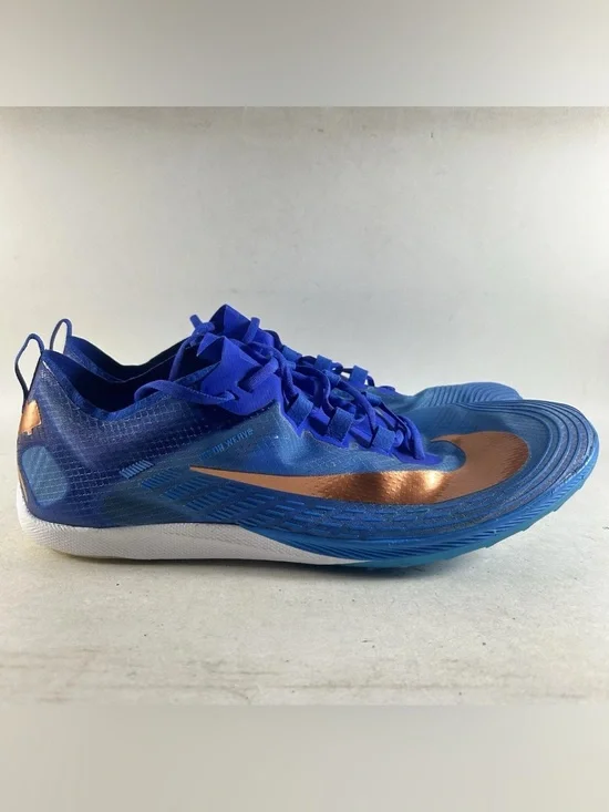 Nike Zoom Victory XC 5 Running Shoes Spikes Blue Mens Size 11 AJ0847-401