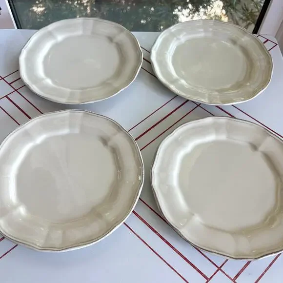 Set of 4 Toscano Cream Noble Excellence Salad Plates