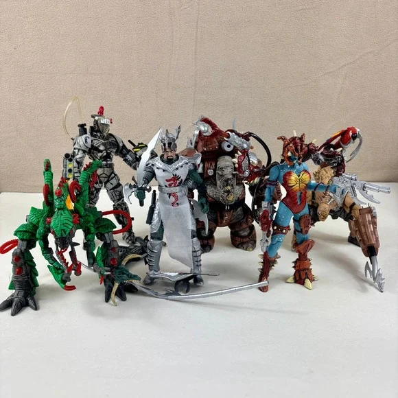 McFarlane Toys 1996 TOTAL CHAOS Series 1 Figure‎ Lot of 6 w Accessories