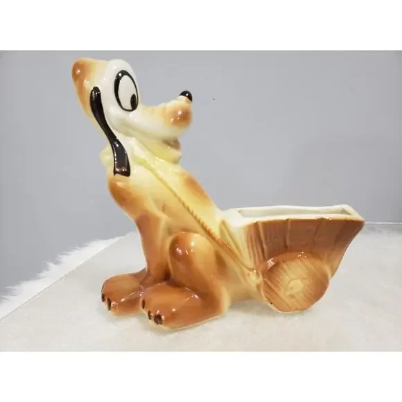 Vintage RARE PLUTO WALL POCKET WALT DISNEY PROD Vase wall decor hanging‎