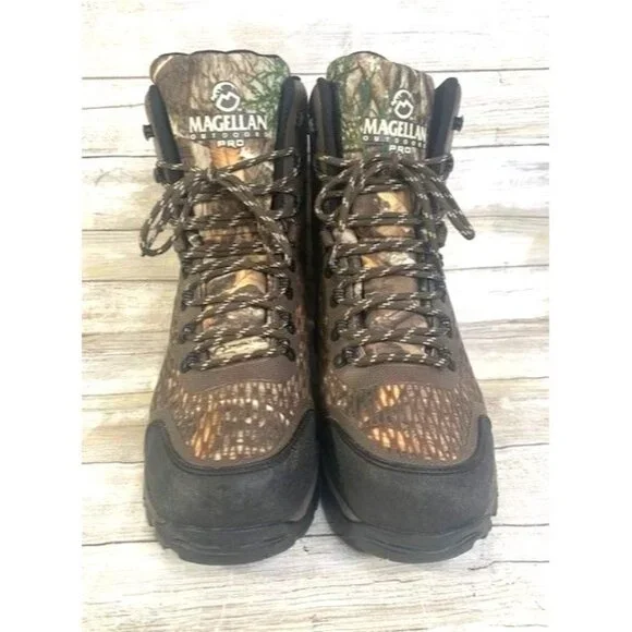 Magellan Outdoors Pro‎ Hunting Boots Men's 10D Camouflage Lace-Up  Waterproof