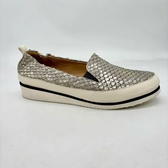 Ron White Nell Metallic Platform Slip On