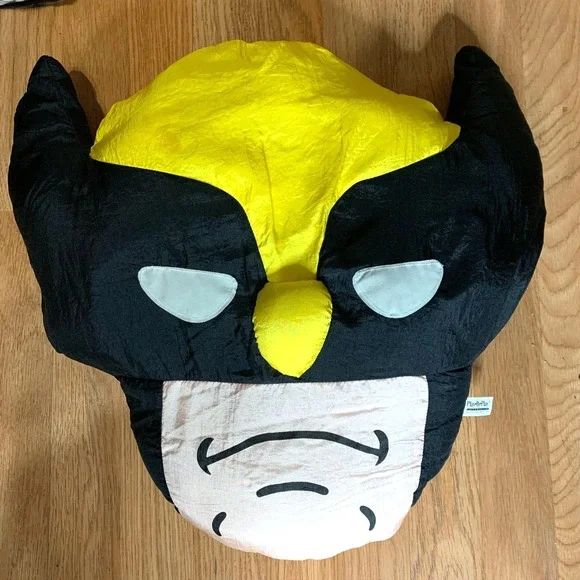 Vintage 90s Wolverine Head Pillow Plush 18