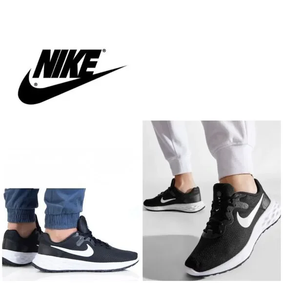 Nike REVOLUTION Men Size 11 DC3728-003 Black‎ and white