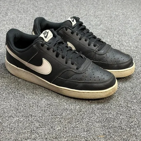 Nike Mens Court Vision Low Black Casual Shoes Sneakers CD5463-001 Men's 10.5