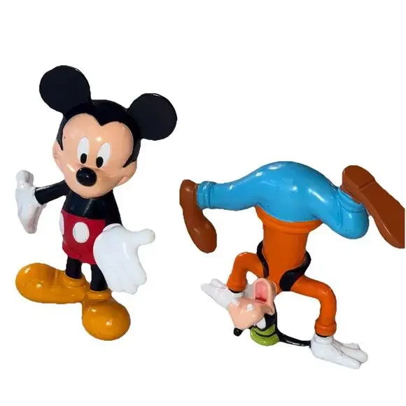 VNTG‎ Collectible Mickey And Upside Down Goofy Bobble Unlimited Disney Applause
