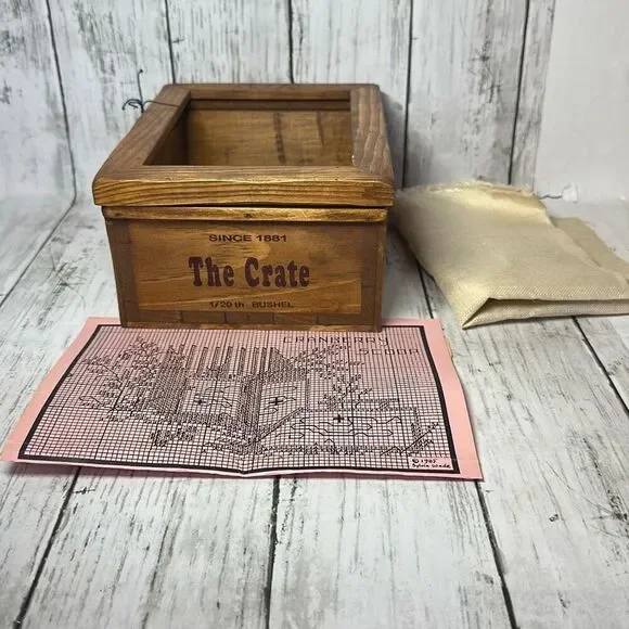 Olde Colonial Designs DIY Cranberry Scoop Needlework The‎ Crate 1/20th Bushel