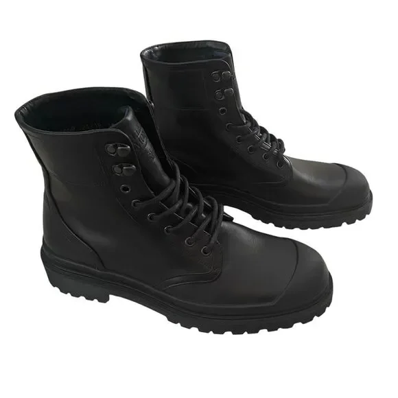 Allen Edmonds Mens Sz 10 The Ranger Storm Trekker Waterproof Black Leather Boots