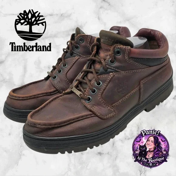 VTG Timberland Icon‎ Chukka Gore-Tex Mens 9.5 Leather Waterproof Work Boots