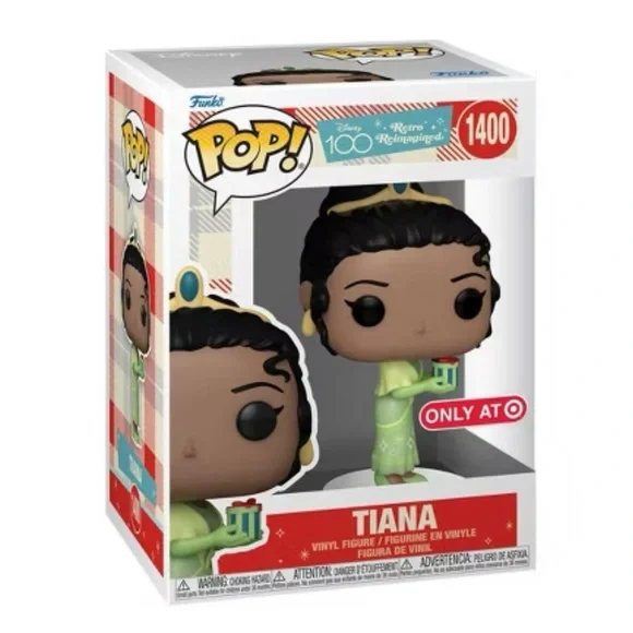 Disney Princess Tiana Funko Pop  Disney 100 Retro Reimagined