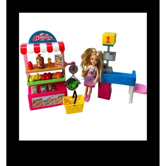 Barbie Chelsea Can Be Snack Stand Playset with Doll and Accessories GTN67