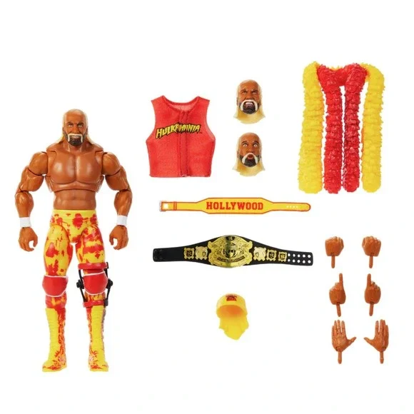 WWE Legends Ultimate Edition Hollywood Hulk Hogan Action Figure Mattel JCX33 NEW