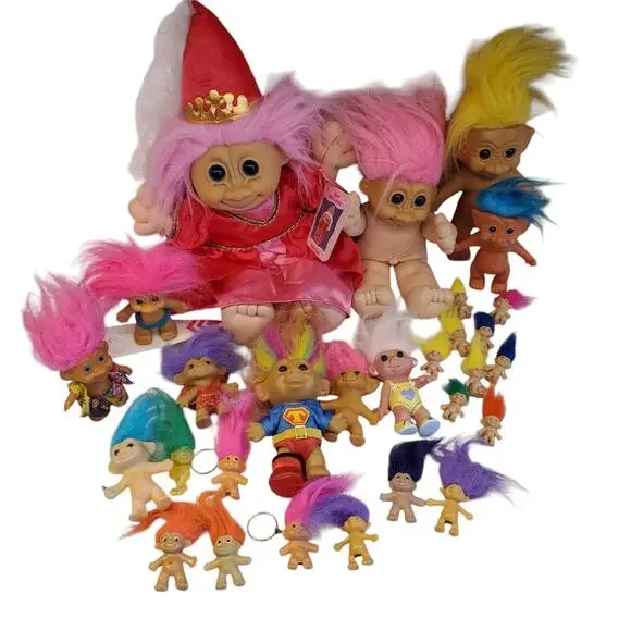 Vintage Trolls Russ Rare Troll Kidz Penelope Lot of 28 Rare Alien Troll
