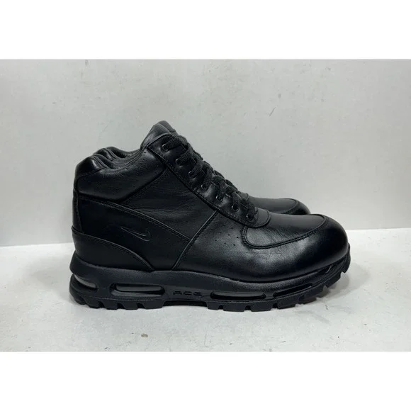 Nike Air Max Goadome ACG Triple Black Boots Men's Size 12 865031-009 Shoes