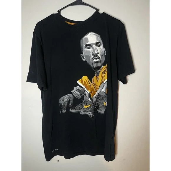 Nike Dri-FIT Kobe Bryant T-Shirt 'Comic Kobe' Men's Size Large