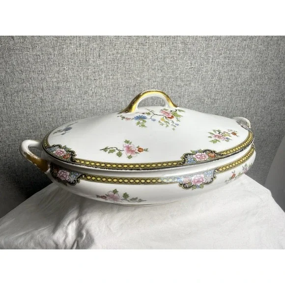 Antique 20s/30s Noritake Floral Pheasant 11