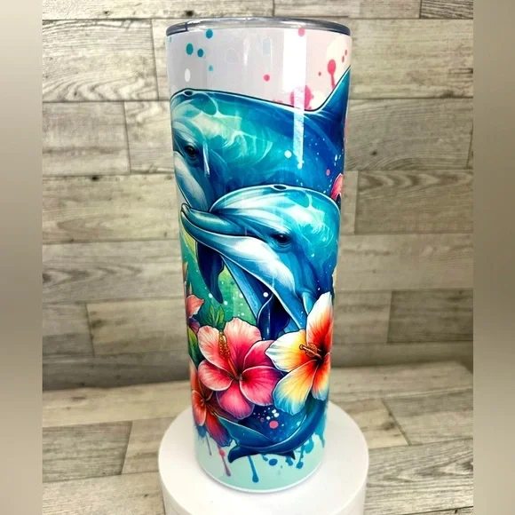 Dolphin Lover 20oz Stainless  Tumbler