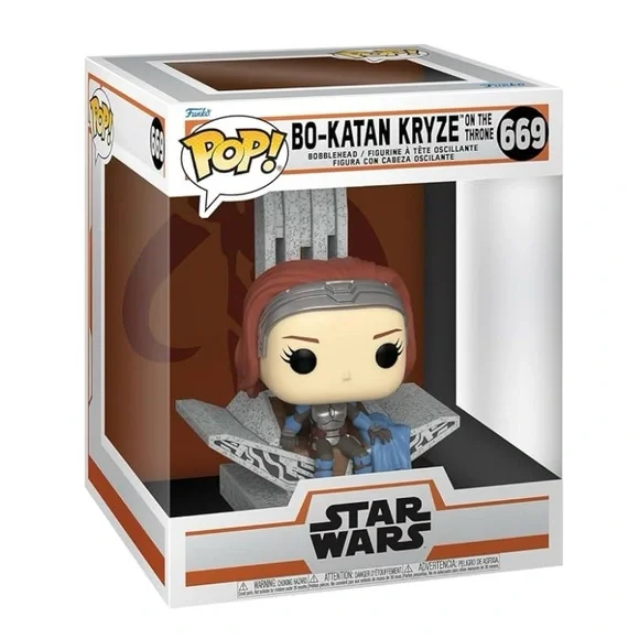 Funko Pop! Deluxe: Star Wars: The Mandalorian - Bo-Katan Kryze w/ Throne # 669