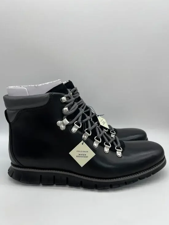 Cole Haan Zerogrand Causal Waterproof Leather Boots C35594 Men's 10.5M