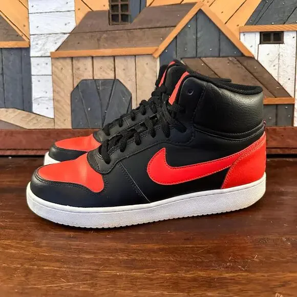Nike Ebernon Mid‎ 'Bred' Sneakers 9