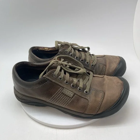 Keen Austin Leather Oxfords Mens 11.5 Brown Outdoors Hiking Shoes 1019471