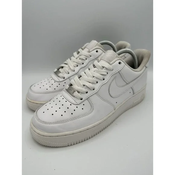Nike Air Force 1 Low Shoes Mens Size 7.5 Triple White CW2288-111