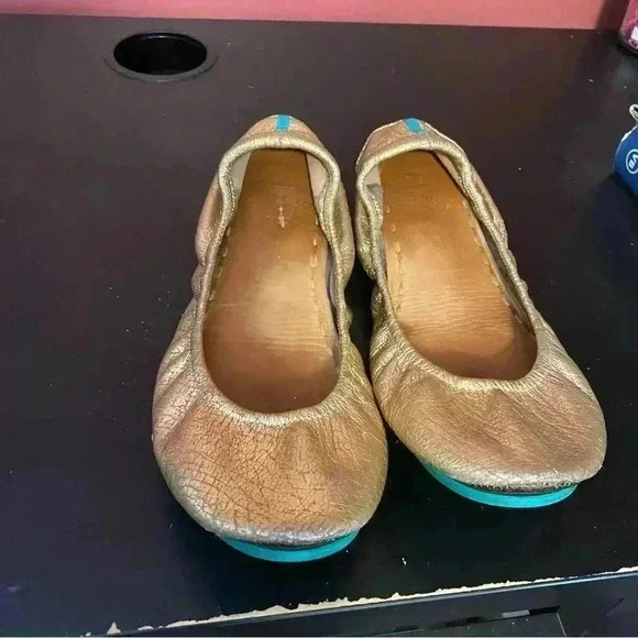 Tieks Rose Gold Ballet Flats