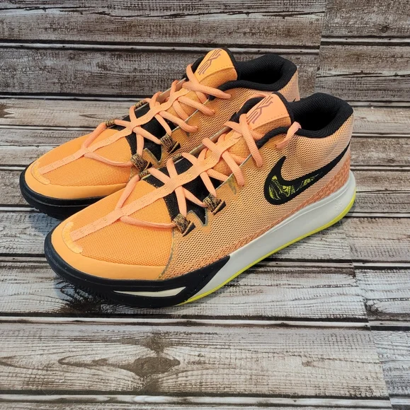 New Men's Nike Kyrie Flytrap 6 Orange Trance Yellow Strike