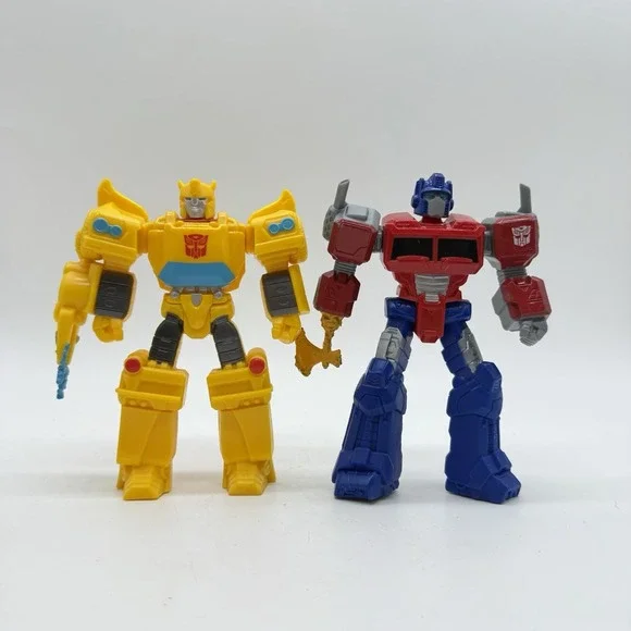 Hasbro‎ Cybertron Battlers Transformers Optimis Prime& Bumble Bee Non Converting