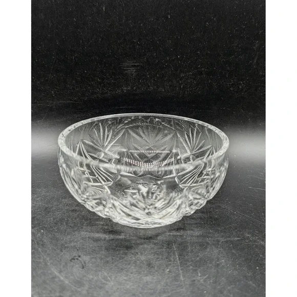 Waterford Crystal Lismore Round Bowl Cut Glass Centerpiece Clear Ireland 5