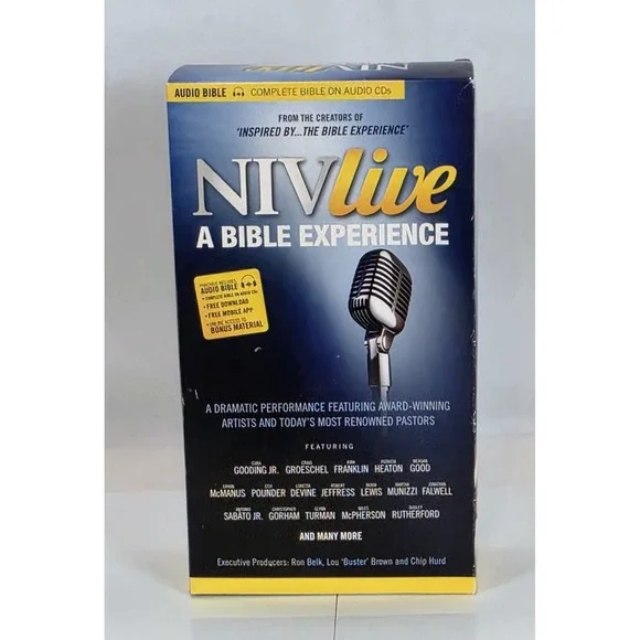 NIV LIVE A New Bible Experience Complete Bible On Audio CDs Free Mobile App...