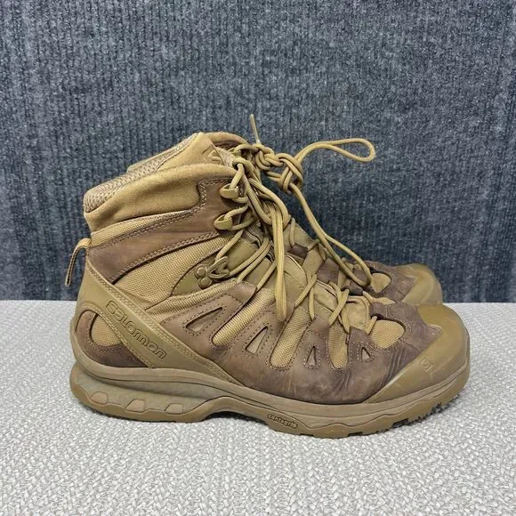 Salomon Quest 4D Forces 2 Gore-Tex Coyote Brown Tactical Boots Mens 11.5