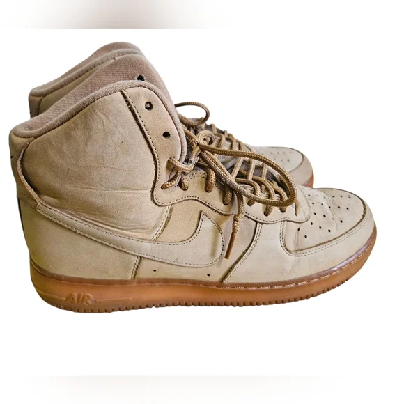 Size 11 - Nike Air Force 1 High '07 LV8 WB Flax 2016 - FLAX
