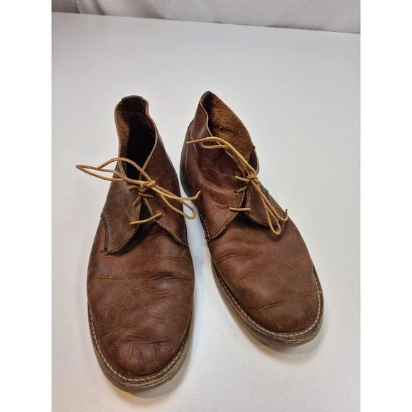 Red Wing Shoes Chukka Boots Mens Size 10.5 Brown Leather 3322 Made USA Ankle
