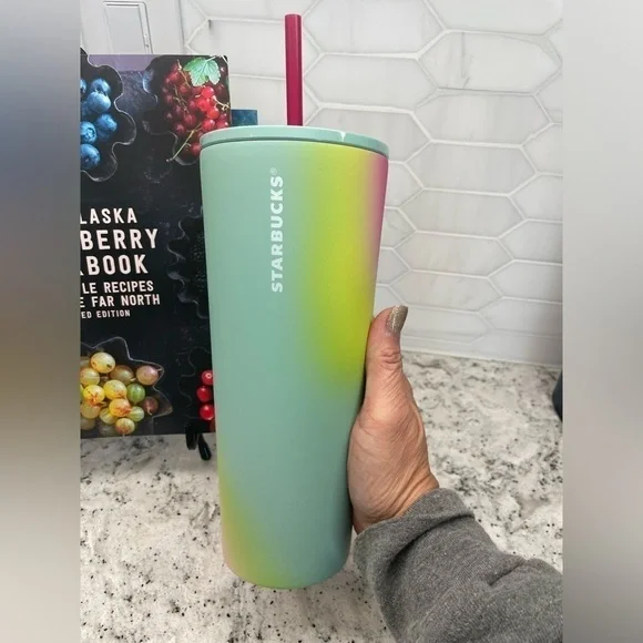Starbucks 2024 Spring MultiColor Spray Gradient Ombre Tumbler. Brand New. NWT!
