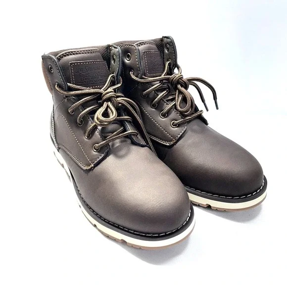 Levi's Men's Charles SH Lace-Up Boots Brown US‎ 7M - Open Box