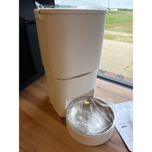 Large 5L SMART Automatic pet Feeder  & Stainless Steel Bowl - Dog & Cat
