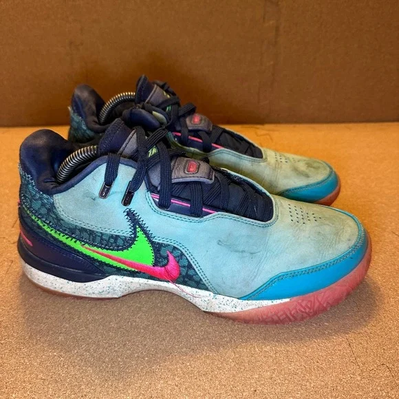 Nike LeBron NXXT Gen Ghost Green Pink Foam Basketball Shoes FJ1566-300 Mens 9