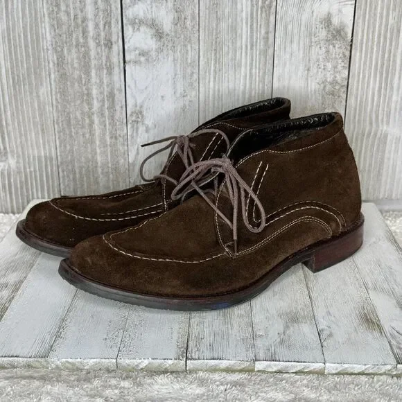 Bostonian Brown Suede Chukka Ankle Boots Size Men's 10 M