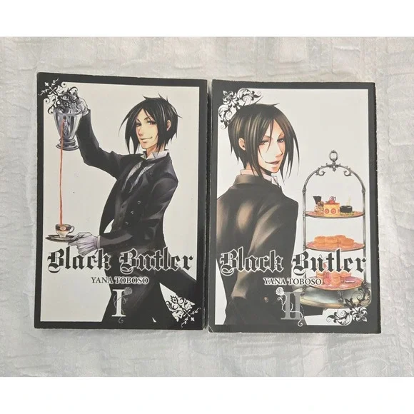 Black Butler Manga‎ Volumes 1 & 2 Yana Toboso Anime Graphic Novels