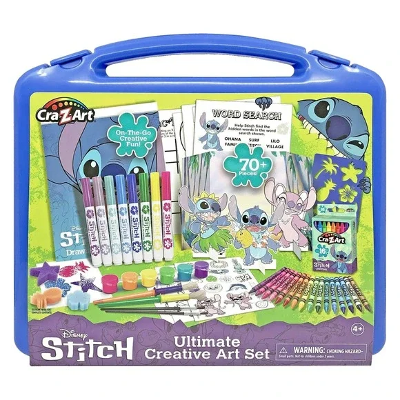 NEW Disney Lilo Stitch Kids Ultimate Creative Arts & Crafts Set, Cra-Z-Art