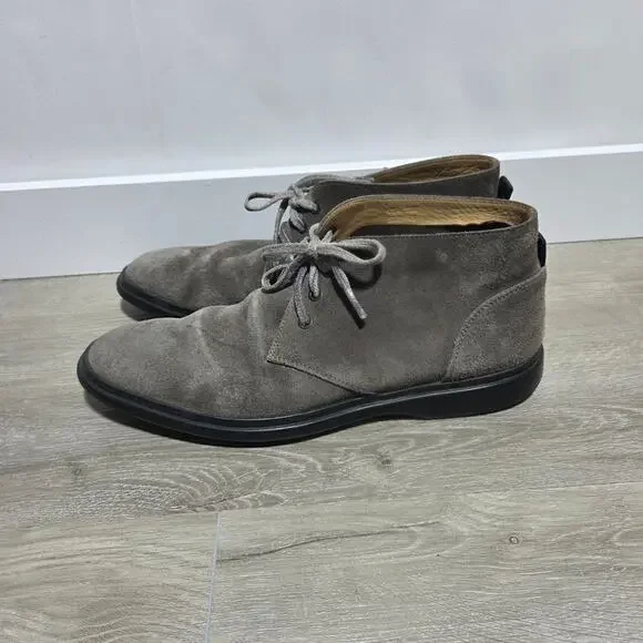 George Brown BILT Men's Taupe Suede Lace Up Chukka Boots Size 11