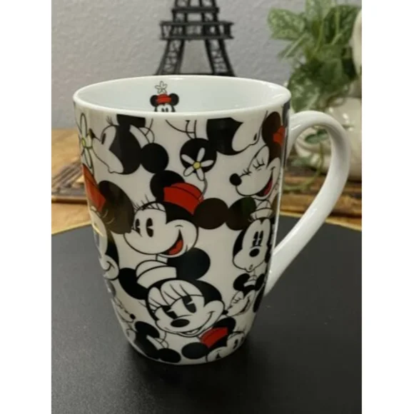 Disney Minnie Mug for Coffee Tea Latte with Minnie All Over Design by Disney