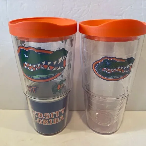 Tervis Florida Gators Tumblers with Orange LidsTervis 16 oz
